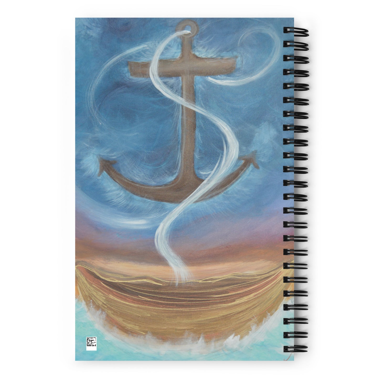 ANCHORED SOUL Spiral Notebook