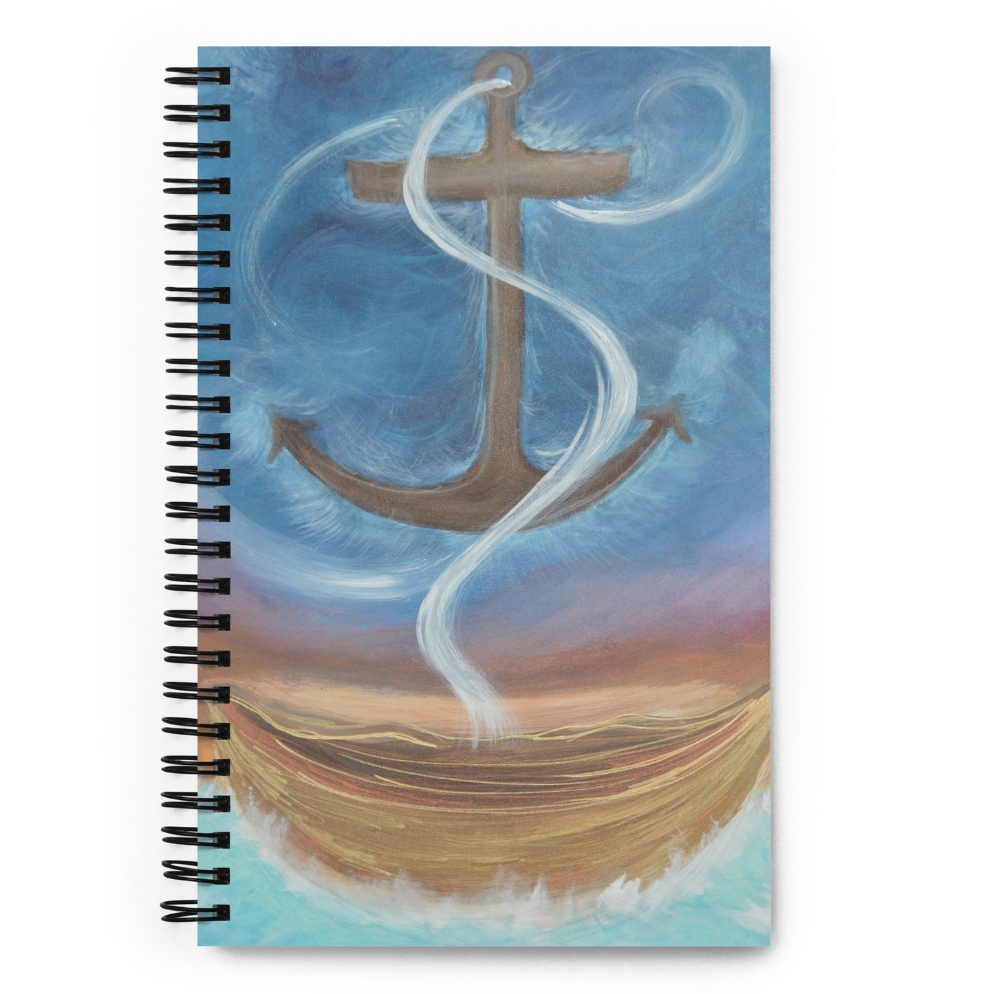 ANCHORED SOUL Spiral Notebook